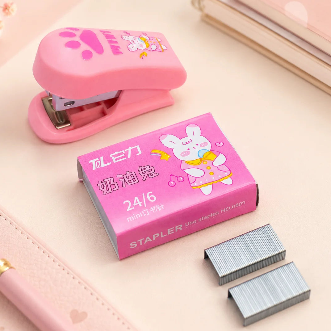 Cute Mini Cat Paw Stapler