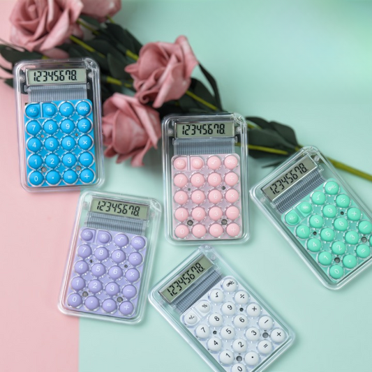 Cute Mini Pocket Colorful Student Calculator