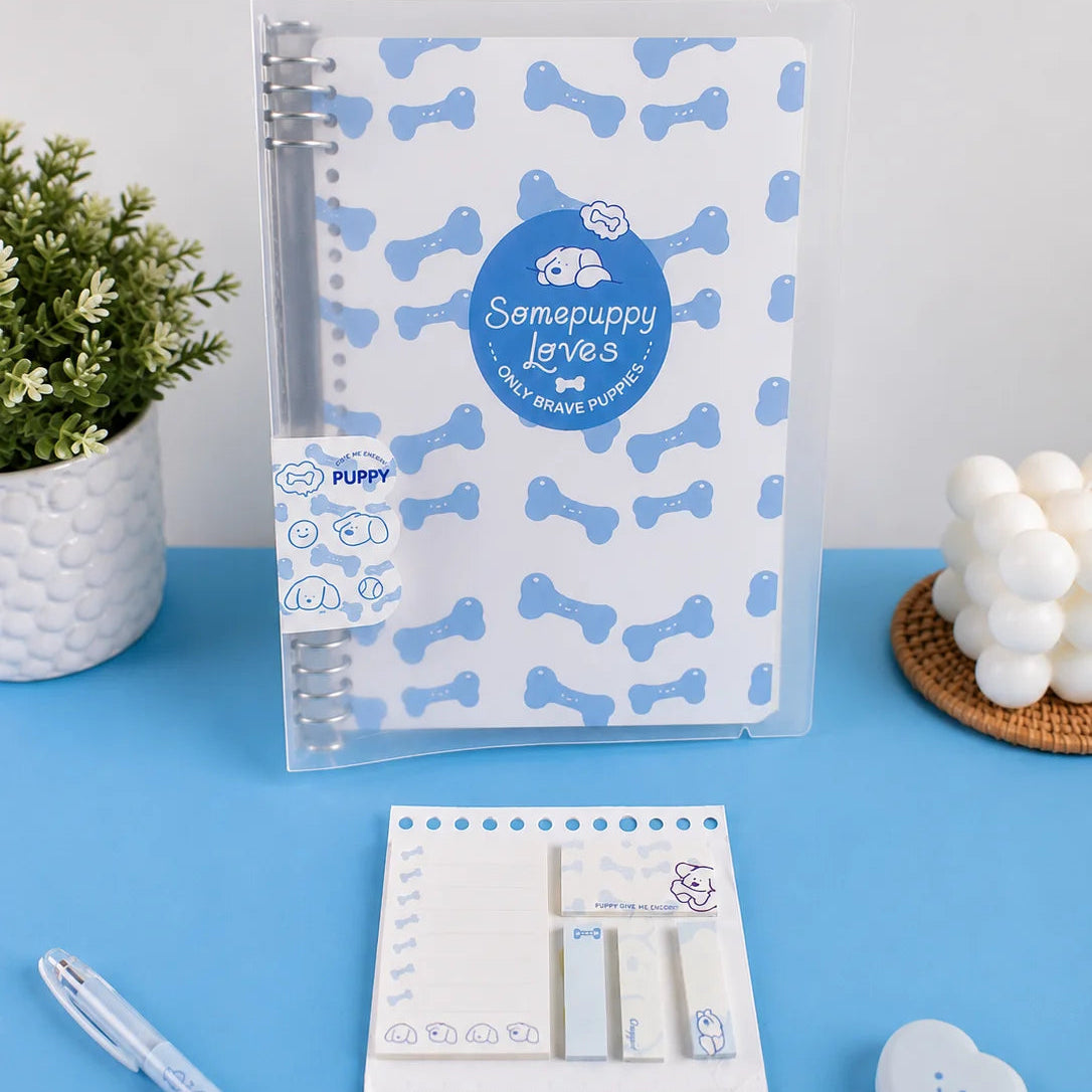 B5 Happy Puppy Paradise Binder Set