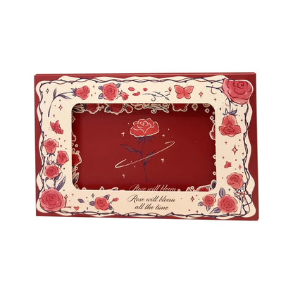 DIY Rose Burning Greeting Wish Card