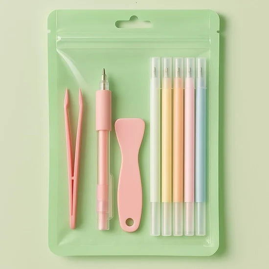 Pastel Glue Pen & Craft Tool Set