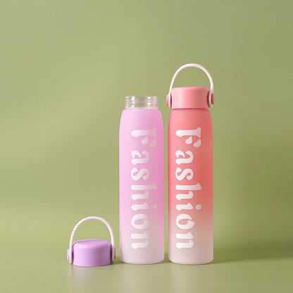 Frosted Gradient High Value Fashion Bottle and Cup