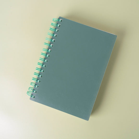 Green Cover A5 Thick Lined Notebook
