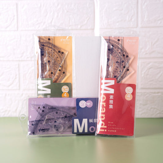 Morandi Four Piece Flexible Geometry Set