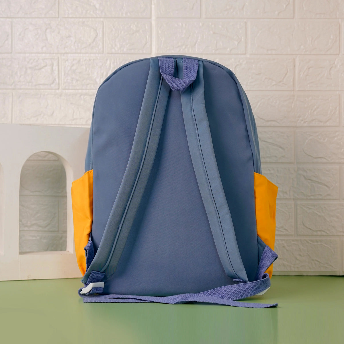 Two Color Backpack Trendy Two Tone Backpack – thepaperworm