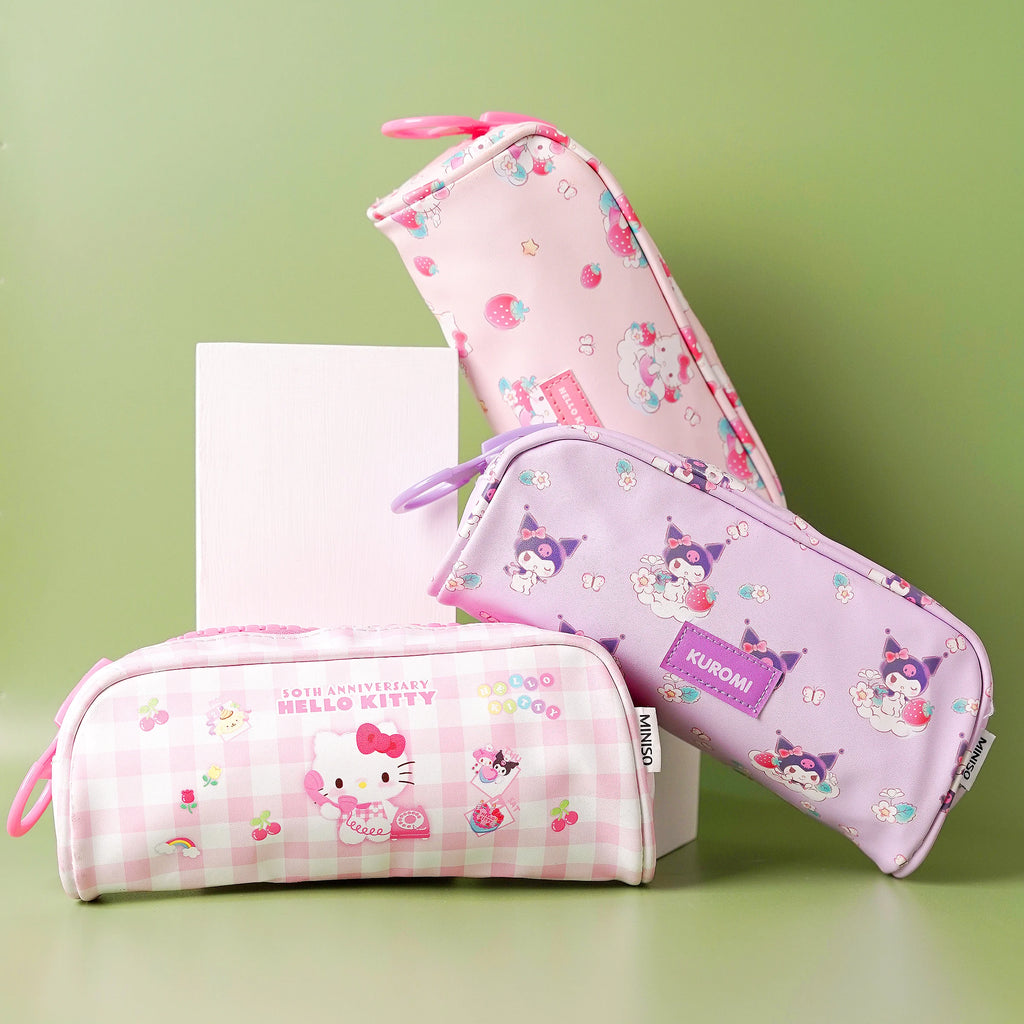 Kuromi Large Zipper Pencil Case