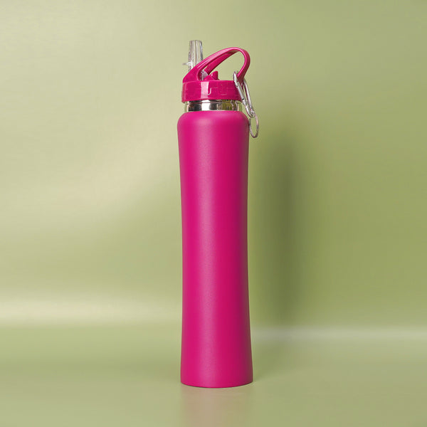 Long Steel Thermos Bottle with Hook