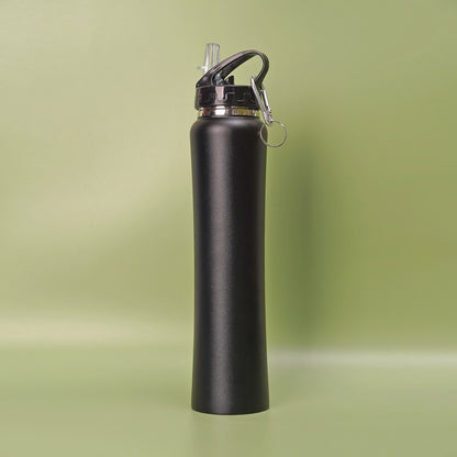 Long Steel Thermos Bottle with Hook