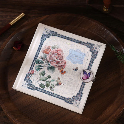 Rosses n Butterfly Square Designed Pages Planner Journal