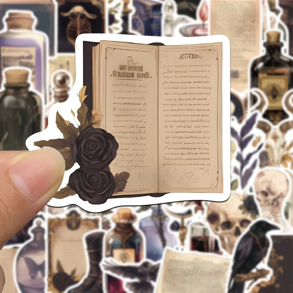 Dark Potion Bottle Graffiti Stickers