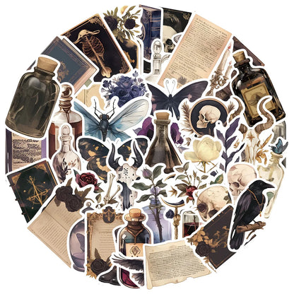 Dark Potion Bottle Graffiti Stickers