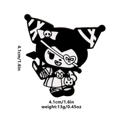 Enamel Pin - Dark Hello Kitty