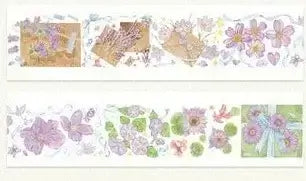 Decorative Flower & Butterfly Design Washi Tape