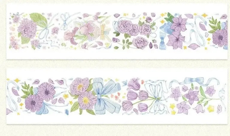 Decorative Flower & Butterfly Design Washi Tape
