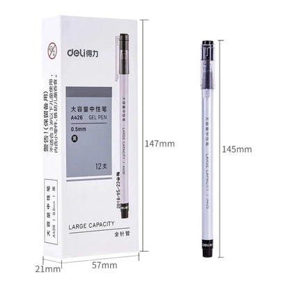 Deli Large Capacity Signature Gel Pen