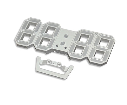 Digital LED Desktop Clock with Alarm and Temperature