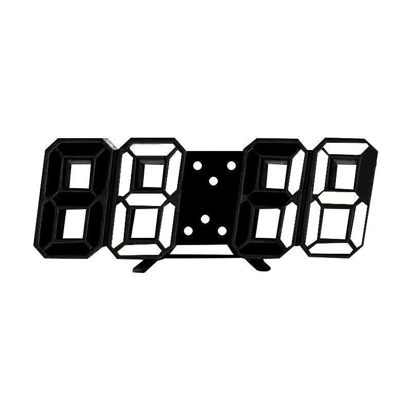 Digital LED Desktop Clock with Alarm and Temperature