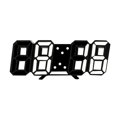 Digital LED Desktop Clock with Alarm and Temperature