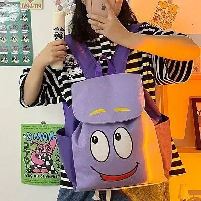 Dora The Explorer Backpack and Shoulder Bag With Map