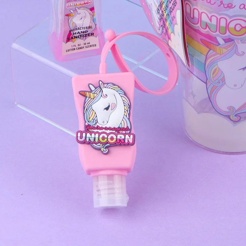 Double Layer ACRYLIC Cup With Hand Sanitizer - UNICORN - Minor Crack
