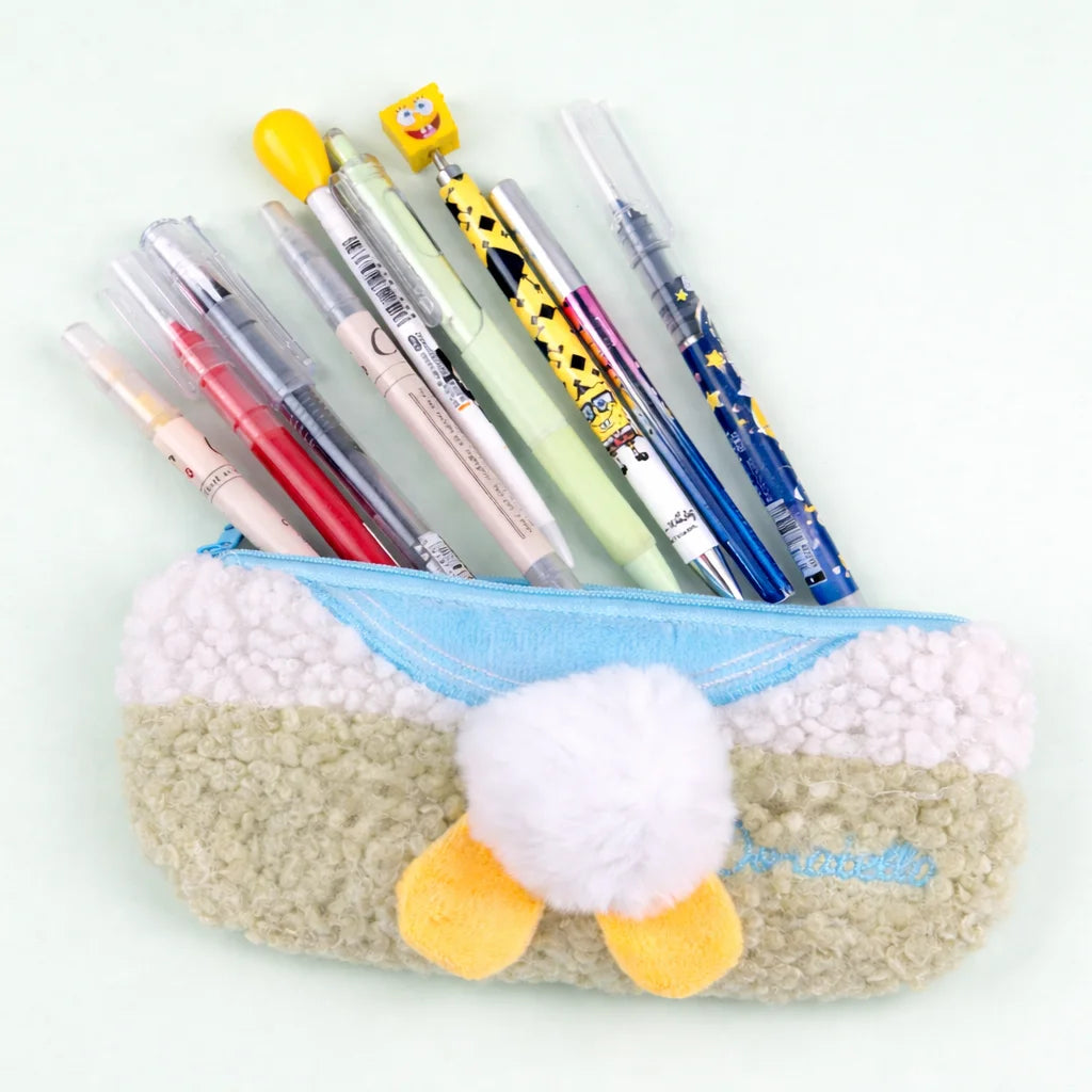 Duck Plush Pencil Case with Stationery Kit