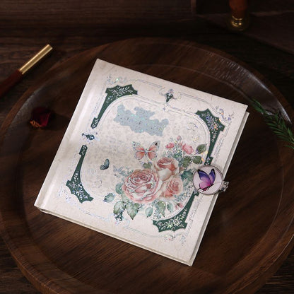 Rosses n Butterfly Square Designed Pages Planner Journal