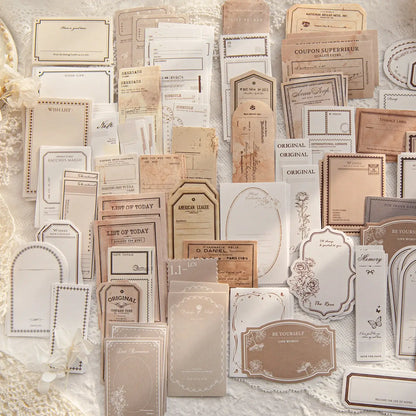 Echos from the Past Match Box Stickers