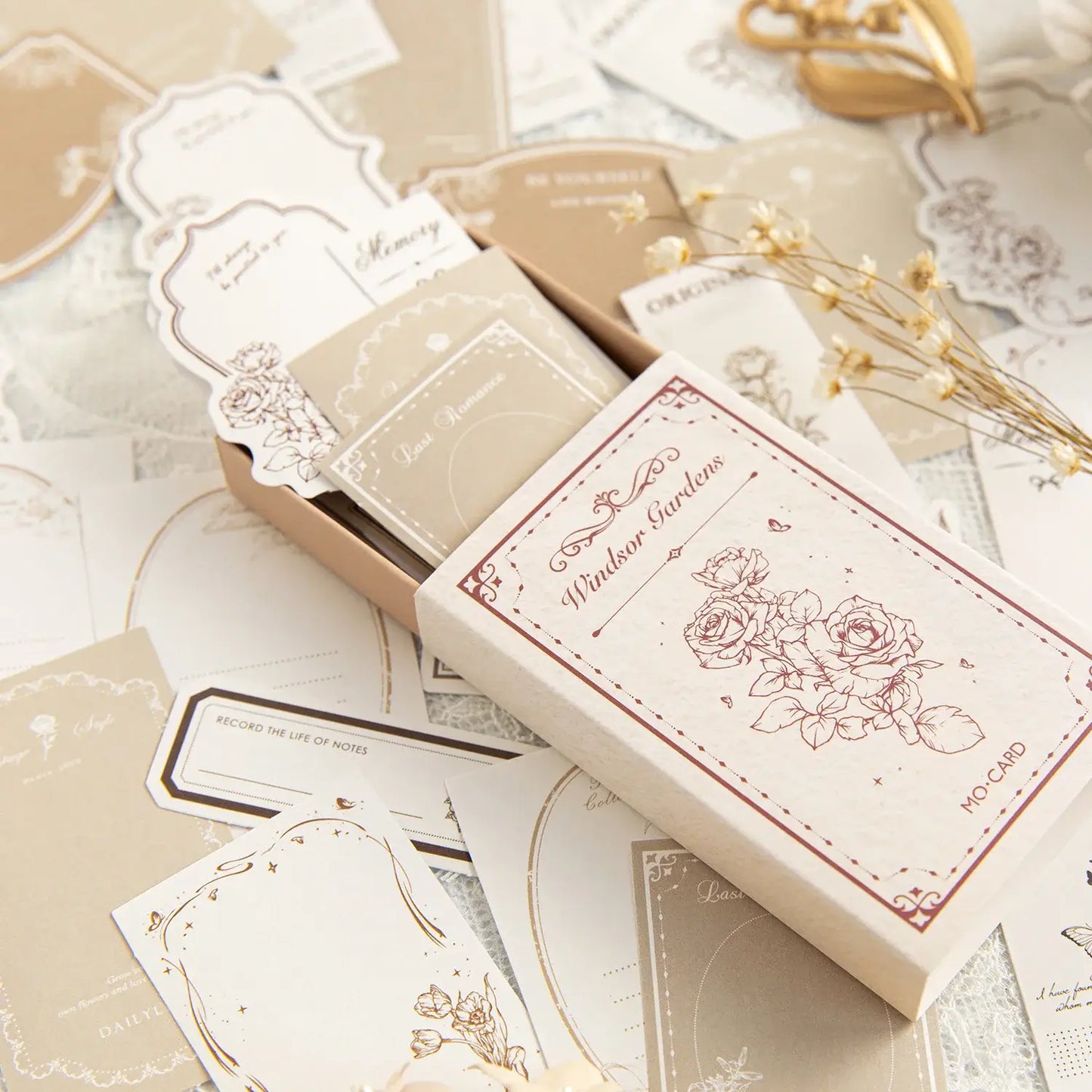 Echos from the Past Match Box Stickers