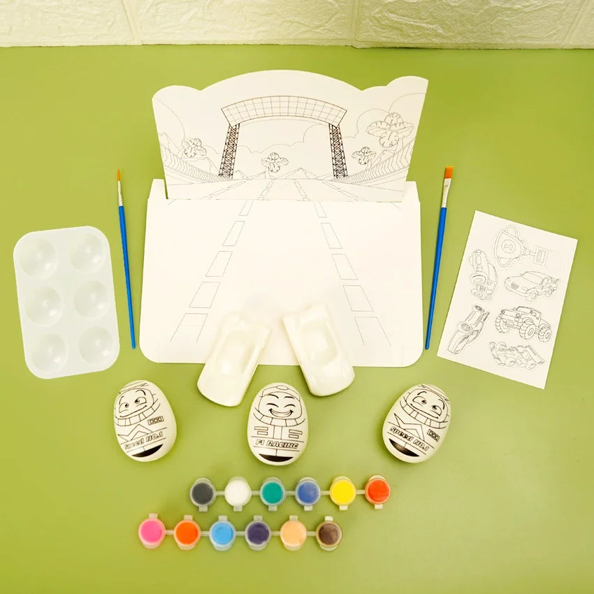 Egg Shell Crafts Gift Set With Paints