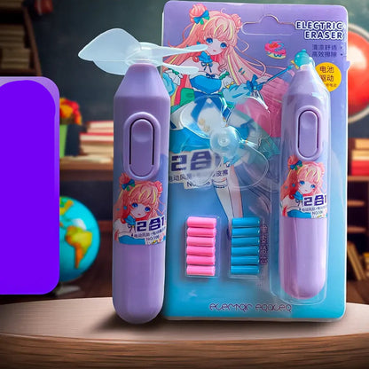 Astronaut Space Electric fan - Eraser Set