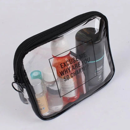 Elegant Transparent Cosmetic Makeup Pouch