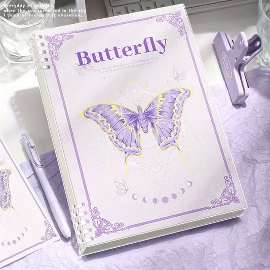 Elegant Butterfly Spiral Notebook