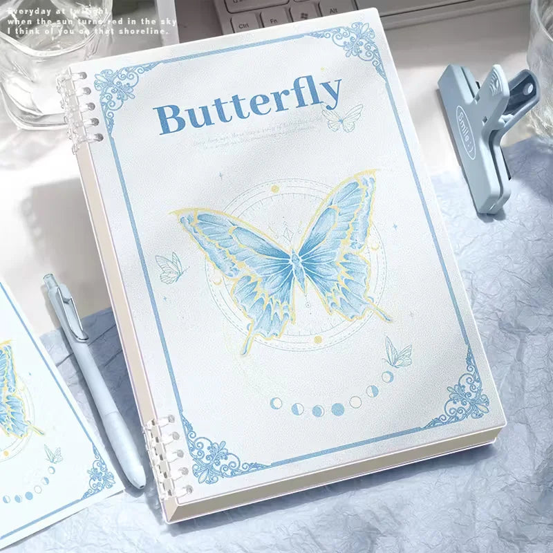 Elegant Butterfly Spiral Notebook