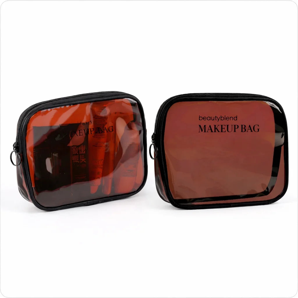 Elegant Transparent Cosmetic Makeup Pouch
