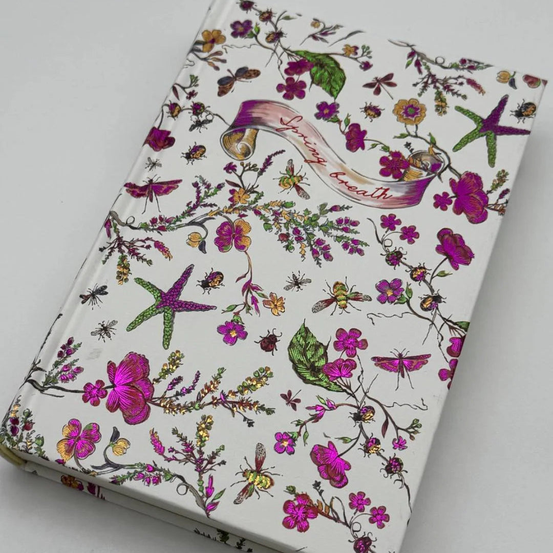 Spring Blossom Embossed Floral & Butterfly Journal