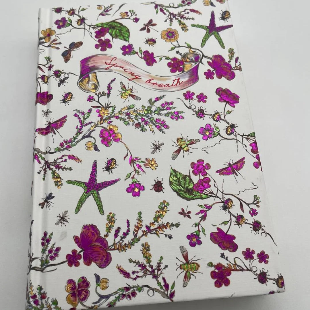 Spring Blossom Embossed Floral & Butterfly Journal