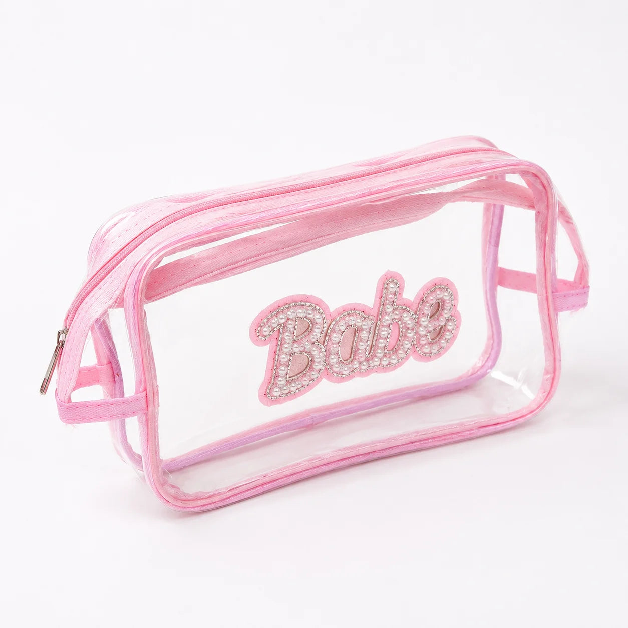 Embroidered Toiletry and Makeup Pouch