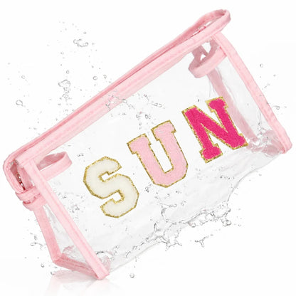 Embroidered Toiletry and Makeup Pouch