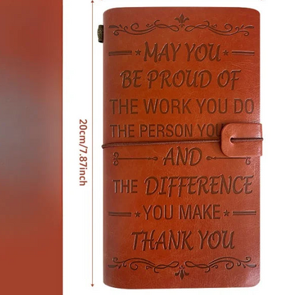 Forever Memories Leather Cover Journal