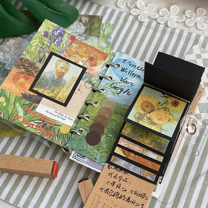 Vincent van gogh Artist Book Decoration DIY Journaling Box