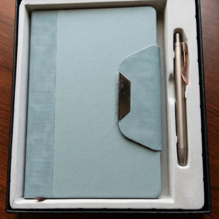 Executive PU Leather Notebook Diary with Pen