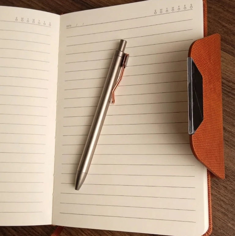 Executive PU Leather Notebook Diary with Pen