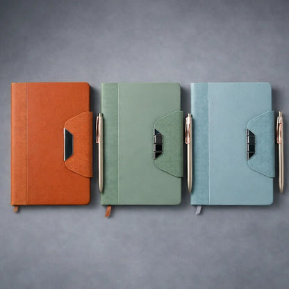 Executive PU Leather Notebook Diary with Pen