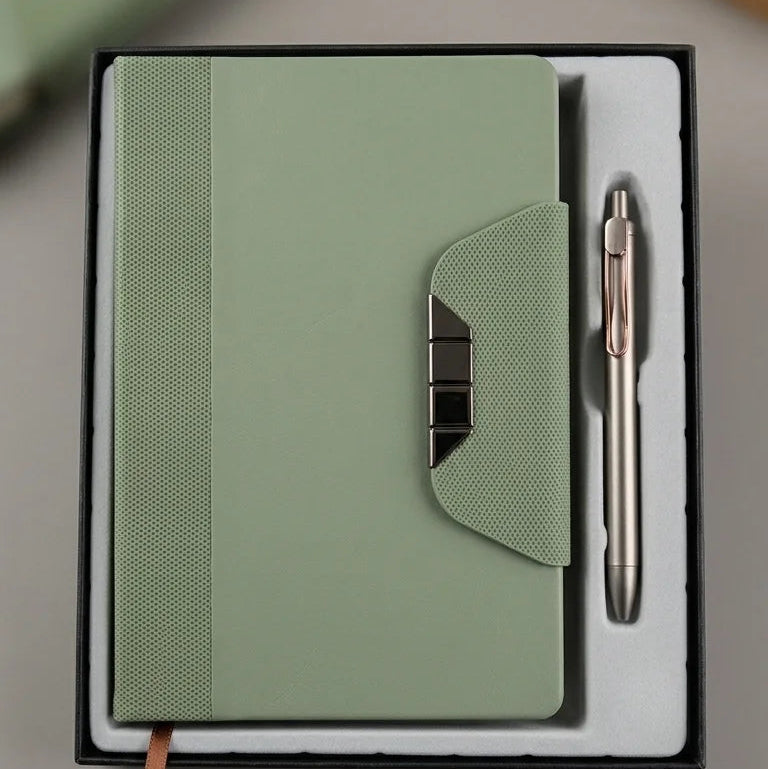 Executive PU Leather Notebook Diary with Pen
