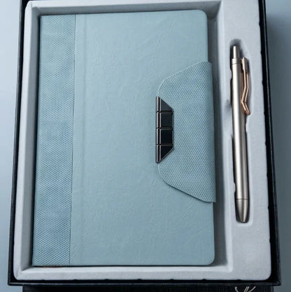 Executive PU Leather Notebook Diary with Pen