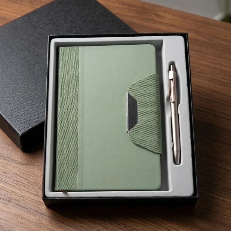 Executive PU Leather Notebook Diary with Pen
