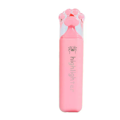 Cat Paw Pastel Color Highlighters