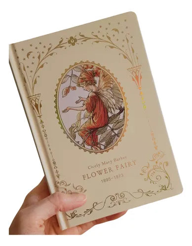 Flower Fairy Vintage Hardcover Journal
