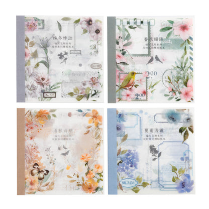 Flower Garden Journal Sticker Book