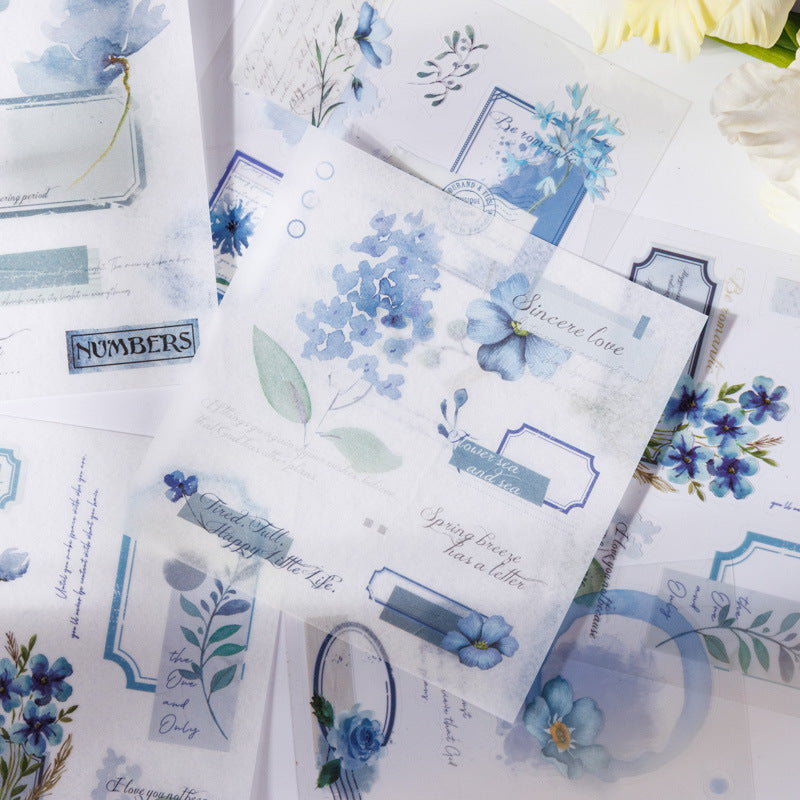 Flower Garden Journal Sticker Book